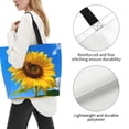 thumbnail image 3 of Disketp Blue Sky Sunflower Bolsa Tote Estampada para Mujer, Bolso de Hombro y de Mano para Compras y Viajes, 3 of 8