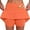 Orange, variant on Tennis Skirts for Women's Summer Mid Rise Culottes with Pockets Athleisure Two Short Skirts for Everyday Comfort Style Purple M