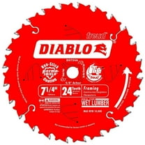 Diablo D0724A Circular Saw Blade, 7-1/4 in Dia, Carbide Cutting Edge, 5/8 in Arbor 10 Pack