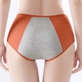 thumbnail image 4 of PMVFHDE Women's Leakproof Menstrual Underwear Extended Crotch Full Coverage Breathable Comfortable Panties for Daily, 4 of 4