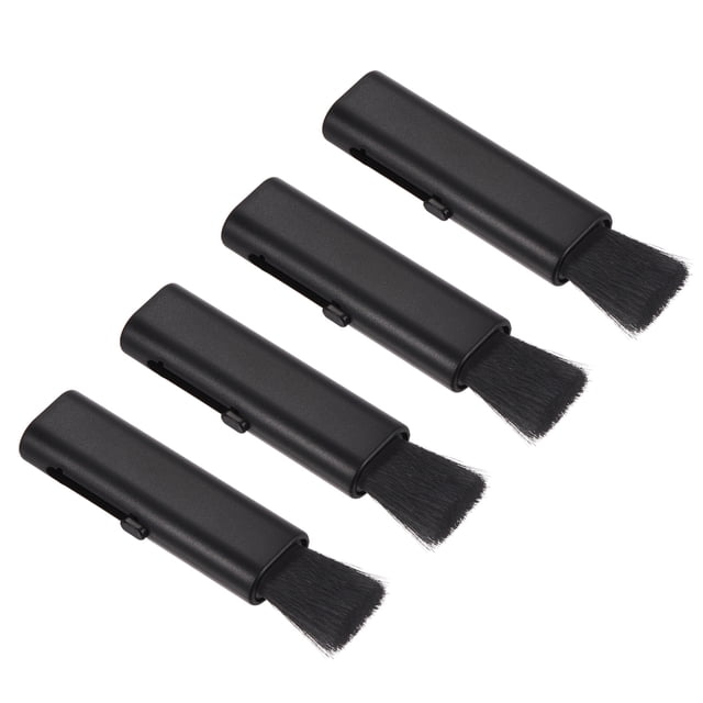 Unique Bargains Keyboard Cleaning Brush,4 Pack Mini Telescopic Type Window Groove Cleaning Brush, for Laptop Computer Keyboard Window Black