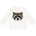 thumbnail image 2 of Inktastic Raccoon Animal Face Toddler Sweatshirt, 2 of 4