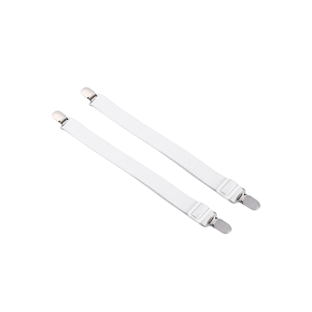 Matsuzay Clip de fijación para sábana de cama, sujetador elástico ajustable, correas de esquina para sofá y colchón, tirantes ajustados multiusos, 2 Juegos de cama Blanco Matsuzay HA077241-04