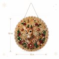 thumbnail image 2 of Christmas Reindeer Pearl Diamond Art Kit for Adults, DIY Pearl Painting Suncatcher with 3D Mixed-Size Beads, 10in Home Decor, 2 of 4