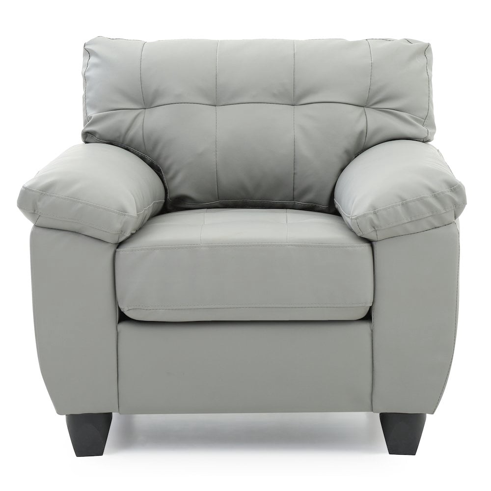 Glory Furniture Gallant Accent Chair in Gray Color