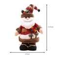 thumbnail image 2 of Poupée de Père Noël, Figurines de Collection de Noël Debout, 13,3 Pouces de Hauteur, 2 of 5