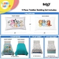 thumbnail image 3 of Juego de edredón Sunny Side Up Bluey & Friends para niños pequeños de 4 piezas, 3 of 6
