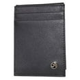 thumbnail image 5 of Jack Abrahams Mens Genuine Goat Nappa Leather Slim Bi-Fold Card Holder RFID ID Wallet (Black), 5 of 8