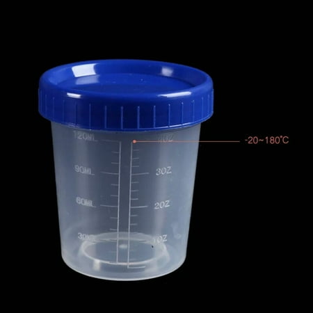 

5/50Pcs HOSPITAL URINE SAMPLE COLLECTION CUP 40/60/100/120ML BOTTLES POTS CONTAI
