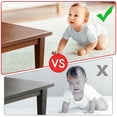 thumbnail image 6 of Baby Proofing, Clear Edge Protector Strip, Silicone Soft Corner Protectors with Upgraded Pre-Taped Strong Adhesive,Edge Protectors for Sharp Corners of Cabinets, Tables, Drawers(16.4Ft + 4 Corner ), 6 of 8