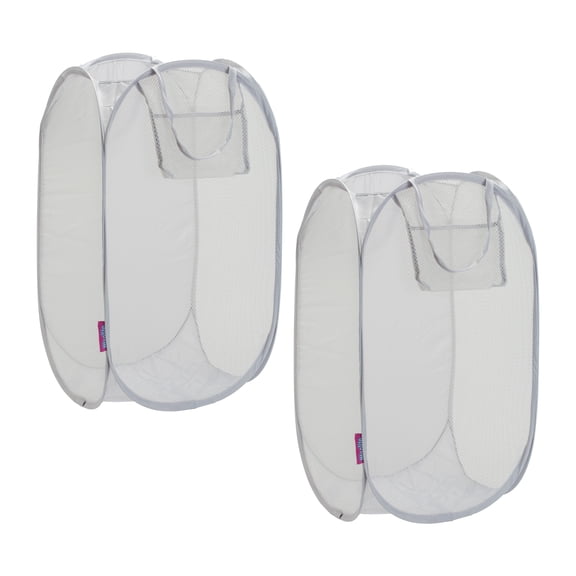 Woolite 2 Pack Pop-Up Laundry Hamper
