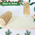 thumbnail image 4 of Christmas Tree Collar, Gold Sequin Xmas Tree Collar for Artificial Trees, 23.6 Inch Christmas Tree Skirt, Tree Stand Base Cover, Tree Base Box, Holiday Home Decor Tree Ring, 4 of 7