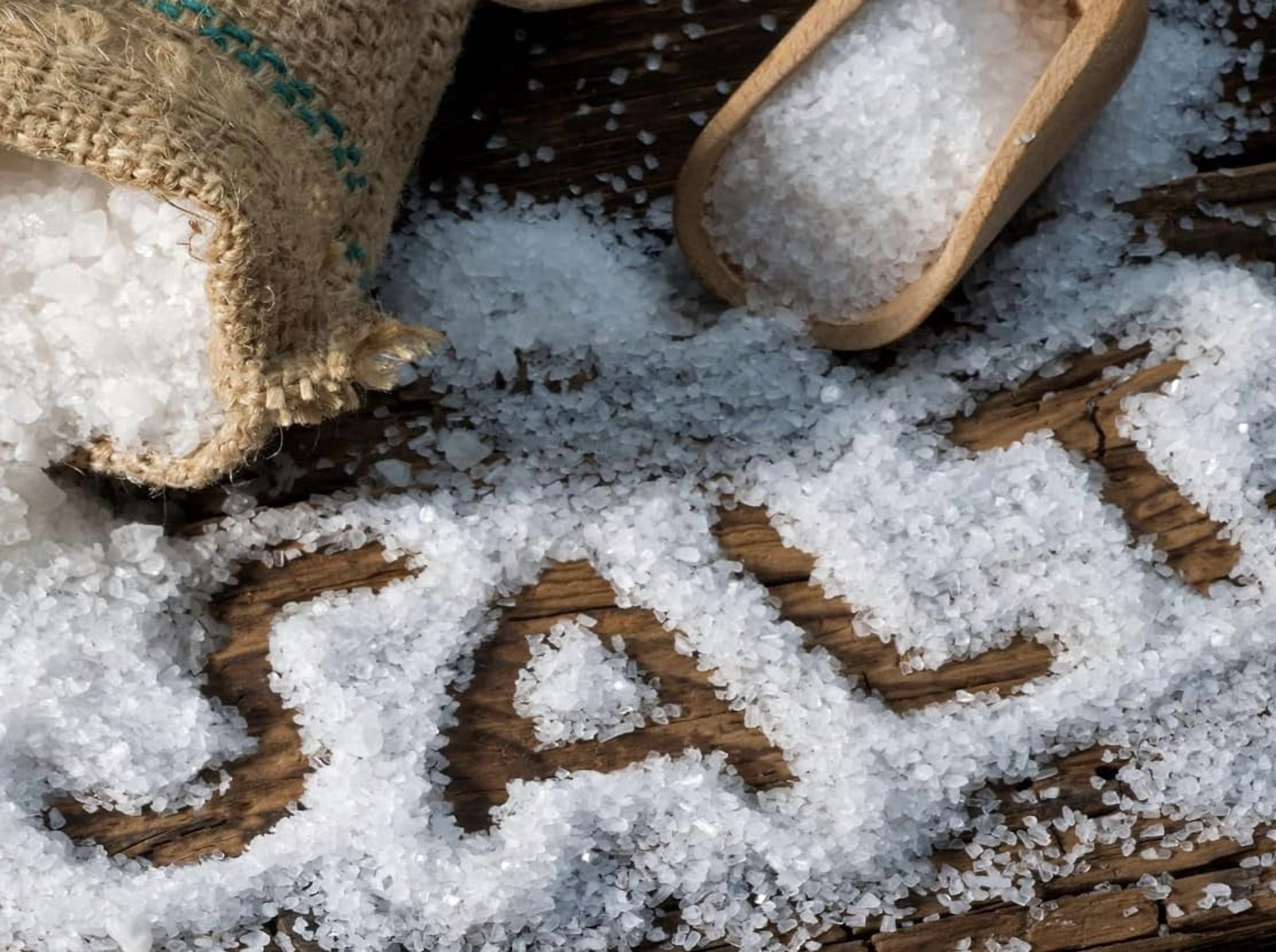 1LB Premium Colima Sea Salt Unrefined 16 oz 100% All Natural Sea Salt, Gourmet Grade, Non GMO's. | Imported From Lagoon Cuyutlán “Tepalcates” Colima, Mexico. Protects Heart - Shapes F