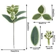thumbnail image 3 of EUDIDV Decorative Faux Flowers Imitation Single Branch With Leaf Short Branch Diy Leaf Decoration Simulation Flower Arrangement Artificial Flowers, 3 of 6