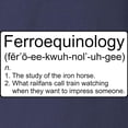 thumbnail image 3 of CafePress - Ferroequinology Defined Long Sleeve T Shirt - Long Sleeve Dark T-Shirt, 3 of 4