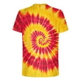 thumbnail image 6 of UVEASISHA Graphic Tees for Men Tie Dye Short Sleeve T-Shirts Big and Tall Casual Crewneck Workout Shirts Summer Fashion Hipster Tee Tops Yellow 3XL, 6 of 6