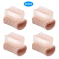 thumbnail image 1 of 4Pcs Gel Toe Separators Bunion Corrector for Overlapping Toe Fabric Toe Spacers with Soft Gel Lining for Hallux Valgus, 1 of 7