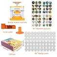 thumbnail image 1 of Badge Maker,Kit With 48pcs Kids 55mm/2.16in Diy Press Punch Kit 1pcs Circle Cutter Pin Button Maker 55mm/2.16in Diy Pin With 48pcs Button 98pcs Maker Kit Punch Kit With Diy Pin Button And 1pcs Circle, 1 of 5