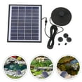 thumbnail image 1 of OULII 1 Ensemble de Fontaine d'Eau à Énergie Solaire Noire en ABS pour Usage Extérieur, 1 of 8