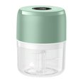 thumbnail image 4 of de verduras Trituradora de Herramientas de cocina Chili Trituradora de verduras Trituradora de eléctrica Procesador de alimentos 250ml Verde Soledad Picadora de ajo eléctrica, 4 of 10