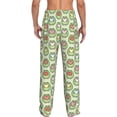 thumbnail image 3 of Uemuo Cute Chubby Frog Pattern Men's Wide Leg Palazzo Lounge Pants with Pockets Light Weight Loose Comfy Casual Pajama Pants-Medium, 3 of 9