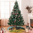 thumbnail image 7 of Rateoe Green Tractor Field Print Christmas Tree Skirt 48" for Xmas Holiday New Year Party Circle Tree Mat Ornaments Decoration, 7 of 7