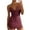 Wine, variant on Diufon Sequin Mini Dresses for Women V Neck Sleeveless Slim Dress Solid Color Evening Dress
