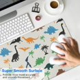 thumbnail image 4 of Long Mouse Pads for Desk,Beige Cartoon Dinosaurs Palms Pattern Desk Mats on Top Of Desks, Desk Mouse Pad Extra Large with 3mm Non-Slip Base and Stitched Edge for Gaming,Office,Work,Home 31.5"x15.7", 4 of 6
