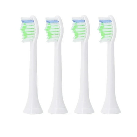 Oral Basics Replacement Brush Heads for Sonicare Electric Toothbrush, Soft, P-HX-6064 (4 Pack)