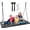 Black, variant on 60" Extra Large Rectangle Tree Swing - Heavy Duty 700lb Capacity, Waterproof Platform for Kids & Adults with Complete Installation Kit & 2 Tree Straps - Blue