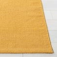thumbnail image 4 of SAFAVIEH Montauk Oswald Geometric Striped Cotton Area Rug, Gold/Ivory, 6' x 6' Square, 4 of 9