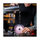 thumbnail image 5 of 4 piezas de copas de discoteca, copas de cóctel únicas, herramientas de bar, vasos, linterna, pajita, copas de vino, copas de bebida, color plateado, 5 of 6