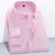 thumbnail image 1 of Blusa y camisa de manga larga con cuello vuelto para hombre, camisa informal de negocios a la moda con botones de color liso y cómoda, top de algodón para hombre, 1 of 5