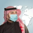 thumbnail image 4 of Men Arab Head Scarf Rope Turban Headband Middle East Desert Head Wrap Headband, 4 of 8