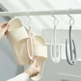 thumbnail image 6 of 5 Pack Shoe Rack Drying Rack, Shoe Rack and Towel Hook for Bicycle, Double Hook Hanging Shoe Organizers, Slipper Shoe Rack Hook Multi-Function for Home Kitchen Storage Organization, 6 of 9