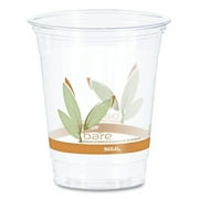 DART Bare Eco-Forward RPET Cold Cups 12-14 oz Clear 50/Pack 1000/Carton RTP12BARECT