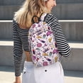 thumbnail image 5 of Fotbe Wine Mochila de Lona con Estampado, Mochila Duradera, Mochila Versátil de Alta Calidad, Mochila Compacta Vintage-Medium, 5 of 5