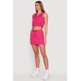 thumbnail image 2 of Women's Toggle Drawstring Hem Cargo Pocket Mini Skirt, 2 of 4