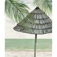 thumbnail image 3 of FISK, Arnie 15x17 Black Modern Framed Museum Art Print Titled - Seaside Palapa, 3 of 5