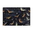 thumbnail image 3 of Bats with Star Area Floor Mats 36" x 24" Soft Non-Slip Large Rugs Nursery Memory Foam Carpets Living Room Doormat for Bedroom Dinning Decor, 3 of 7