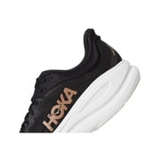 Hoka Women's Bondi 9 Sneaker, Black/Rose Gold, 9.5