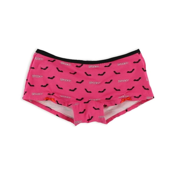 Bragas Aeropostale Spooky Bat Boy Shorts para Mujer Rosa XS
