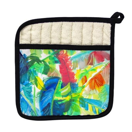 

Betsy Drake PT1113 Abstract Palms Pot Holder