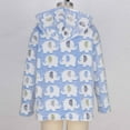thumbnail image 3 of Girls Fuzzy Fleece Hoodies, Child Winter Warm Pullover Sweatshirt Hoodies Loungewear Pajama Pullover Tops Girls Fall Tops Blue 150, 3 of 5