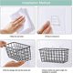 thumbnail image 2 of Cesta de almacenamiento de metal, estante de ducha sin perforación, estante de baño o cocina para almacenamiento, 2 of 4