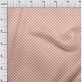 thumbnail image 3 of oneOone Cotton Poplin Light Peach Fabric Gingham Check Sewing Craft Projects Fabric Prints By Yard 42 Inch Wide, 3 of 4