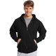 thumbnail image 1 of Cárdigan de suéter con cremallera gruesa de color sólido para hombre (negro M) Ndcxsfigh Para estrenar, 1 of 4