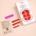 thumbnail image 4 of Ongles de Pieds Rouges Pressés, Faux Ongles Carrés pour Pieds, Faux Ongles de Pieds Rouges, Ongles de Pieds Pressés Brillants, 12 Tailles, 24 Pcs, 4 of 4