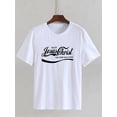 thumbnail image 3 of Men'S Casual Geometric Pattern T-Shirt - Polyester Knit Fabric, Round Neck, Regular Fit, Comfortable Micro-Elastic Material, Religious Inspirational Design, 3 of 6