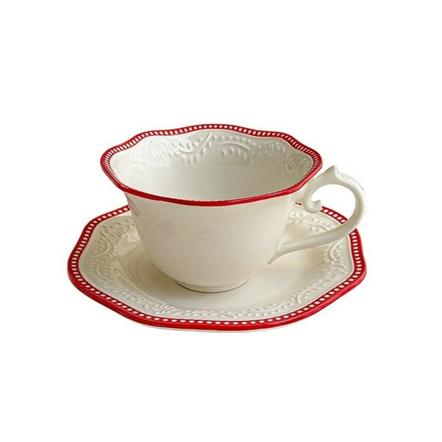 Ensemble d'Assiettes à Salade, Ensemble d'Assiettes à Lunch en Porcelaine, Assiette à Dessert Compatible Micro-Ondes